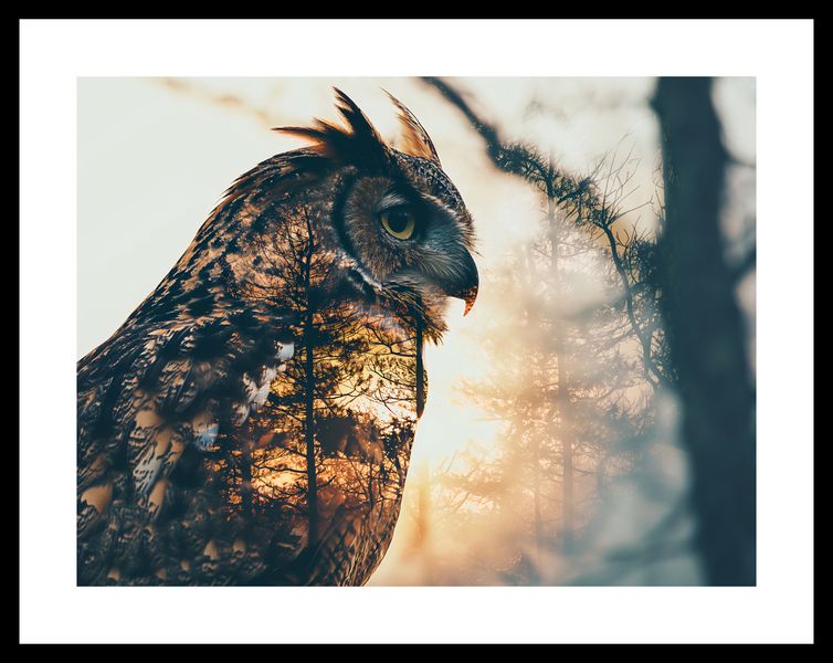 Plakat 40x30cm Sowi Duch zdjęcie 3