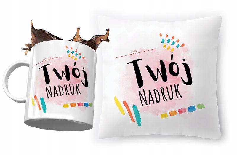 Zestaw Poduszka + Kubek Dla Szefa Szefowej Prezent Z Nadrukiem Ze Zdjęciem zdjęcie 3