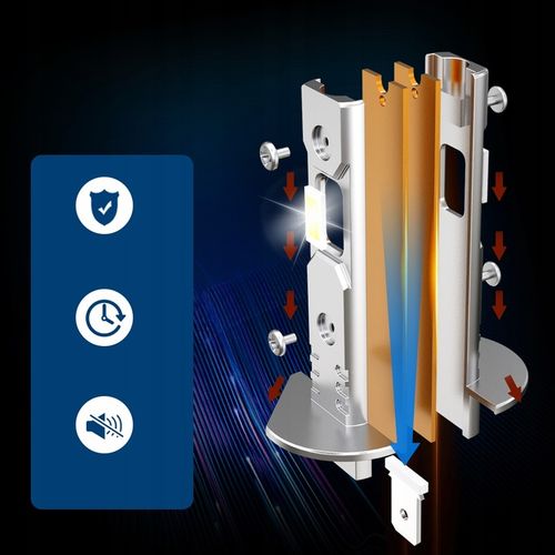 ŻARÓWKI LED H1 RETRIFY S&D ULTRA CICHE FANLESS LINE 1:1 BEZ ADAPTERÓW 6500K na Arena.pl