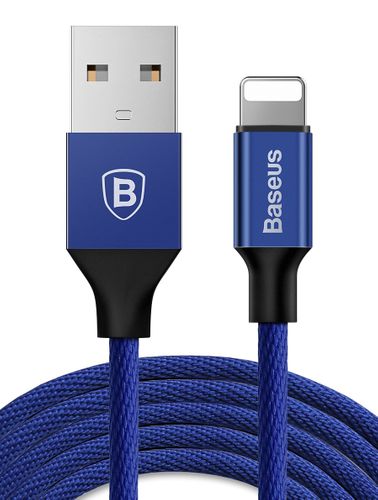 BASEUS USB lightning Długi kabel iPhone iPad 180cm - Niebieski na Arena.pl