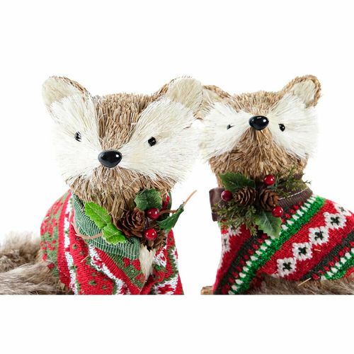 ozdoby świąteczne DKD Home Decor Poliester (16 x 18 x 21 cm) (2 Sztuk) na Arena.pl