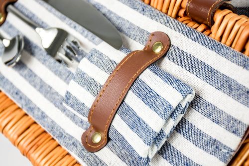 Pleciony kosz piknikowy dla 2 osób Termotorba Koc na Arena.pl