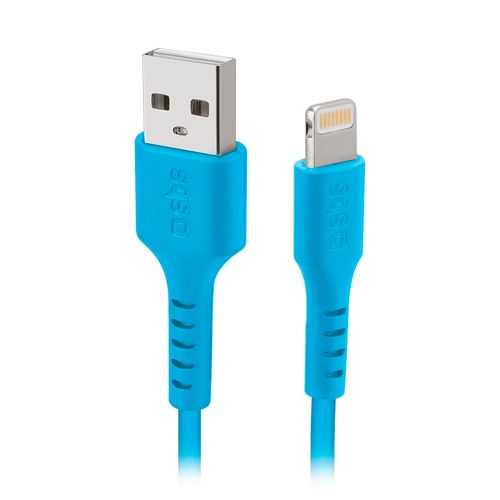 Kabel przewód USB-A - iPhone Lightning - niebieski na Arena.pl