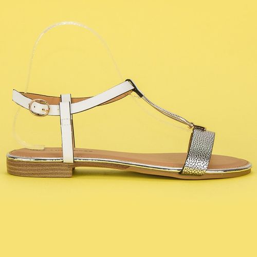 Białe Sandały Płaskie r.36 na Arena.pl