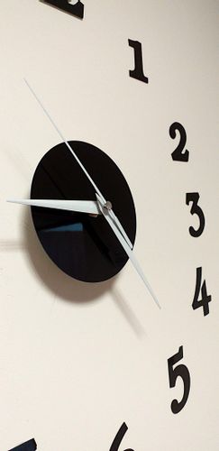 Zegar Ścienny Czarny 12 Godzin na Arena.pl