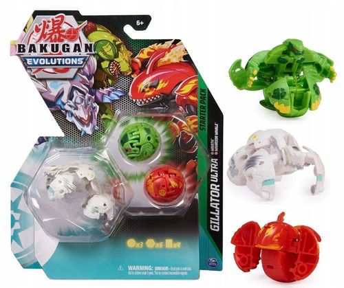 BAKUGAN Evolutions Startowy 3szt GILLATOR Ultra na Arena.pl