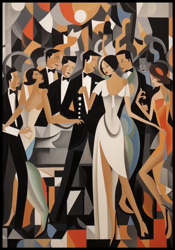 Plakat 68x98cm Bal w Art Deco na Arena.pl