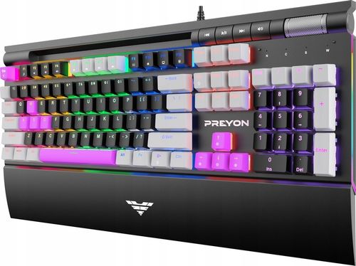 Klawiatura Gamingowa PREYON Long Scratch Outemu Brown Mechaniczna RGB na Arena.pl