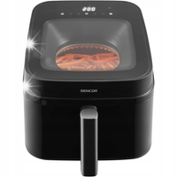 FRYTKOWNICA BEZTŁUSZCZOWA AIR FRYER 6,5L 1700W DUŻA OKIENKO 12 PROGRAMÓW