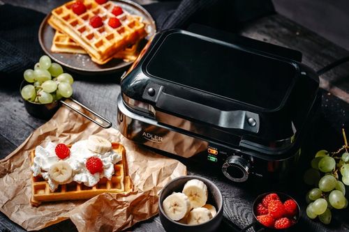 Gofrownica 2000W XXL na 2 duże gofry Płynna regulacja temperatury na Arena.pl