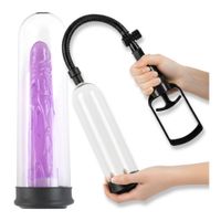 Pompka do powiększania penisa z automatem duża sex pompa klasyczna