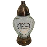 Znicz serce zp 2380 mama szklany