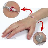 Srebrna Bransoletka Dziewczynka Dziecięca Grawer