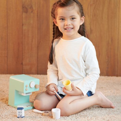 ZABAWKOWY  DREWNIANY EKSPRES DO KAWY ZESTAW DLA DZIECI na Arena.pl