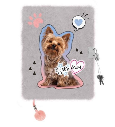 Pamiętnik Z Kłódką Włochacz A5/96K Grey York 9583 na Arena.pl