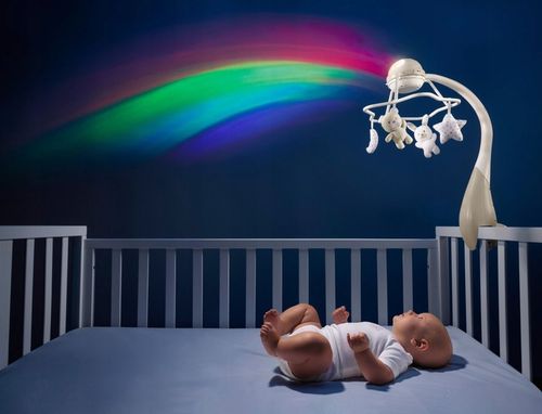 KARUZELA NA ŁÓŻECZKO 3w1 GRAJĄCA PROJEKTOR TĘCZY PLUSZAKI CHICCO BEŻOWA na Arena.pl