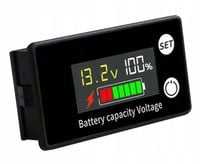 Wskaźnik naładowania akumulatora miernik napięcia