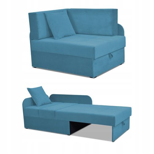 Narożnik dziecięcy Denis rozkładany pojemnik łóżko dla dzieci materac kubuś na Arena.pl