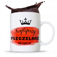 Kubek Prezent Dla Pszczelarza Najlepszy Pszczelarz Z Nadrukiem Ze Zdjęciem