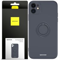 ETUI SILIKONOWE SPACECASE RING CASE OBUDOWA DO IPHONE 11 + SZKŁO NA EKRAN