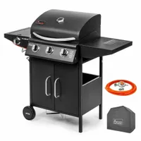 Grill gazowy ALABAMA III 3+1 żeliwny ruszt + pokrowiec 19789GD Activa