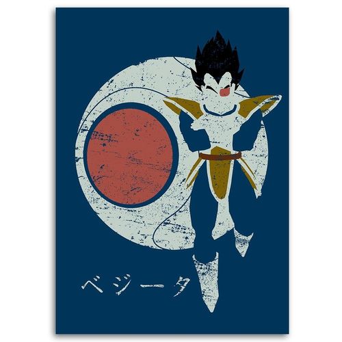 Obraz na płótnie – Canvas, Vegeta Dragon Ball 40x60 na Arena.pl