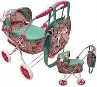 WÓZEK WÓZECZEK DLA LALEK GŁĘBOKI GONDOLA + TORBA