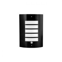 OPRAWA LUGO STAL NIERDZEWNA CZUJNIK PIR IP44 LED E27 CZARNA