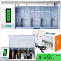 SZYBKA ŁADOWARKA AKUMULATORKÓW AKUMULATORÓW BATERII AA AAA 9V