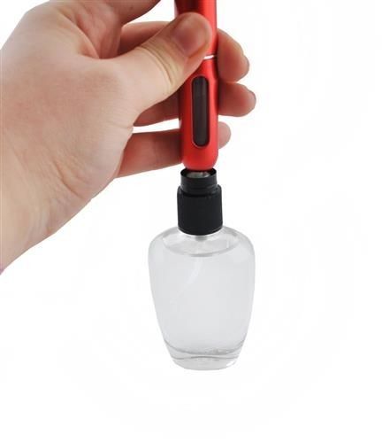 Atomizer podróżny do perfum czerwony na Arena.pl