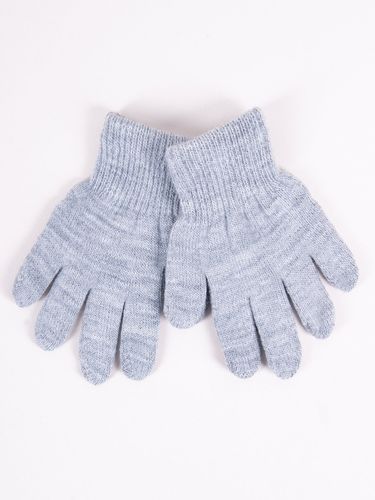 Rękawiczki dziecięce pięciopalczaste basic szare 18 YOCLUB na Arena.pl