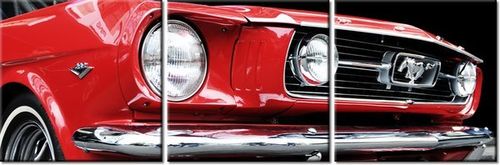 90 80CM OBRAZ T3 ELEM RED MUSTANG Y DRUK ŚCIENNY na Arena.pl