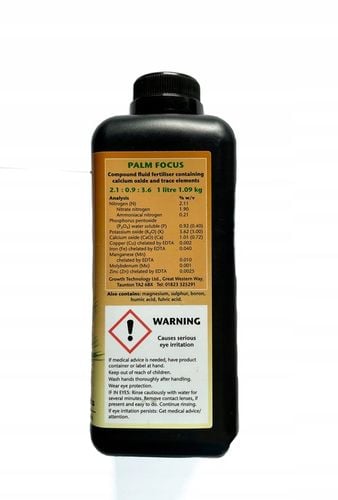 Nawóz do palm PALM FOCUS 1L Growth Technology idealnie zbilansowany na Arena.pl