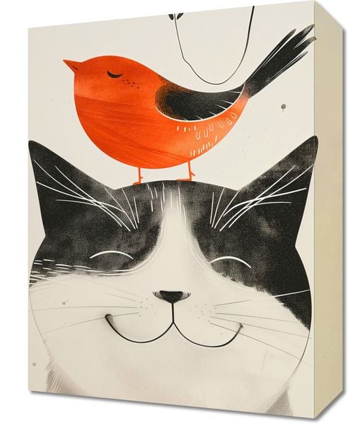 Obraz 30x40cm Pyzaty Przyjaciel zdjęcie 1