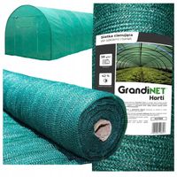 SIATKA CIENIUJĄCA OSŁONOWA 6x10m ZACIENIAJĄCA tunel szklarnię rośliny 42%