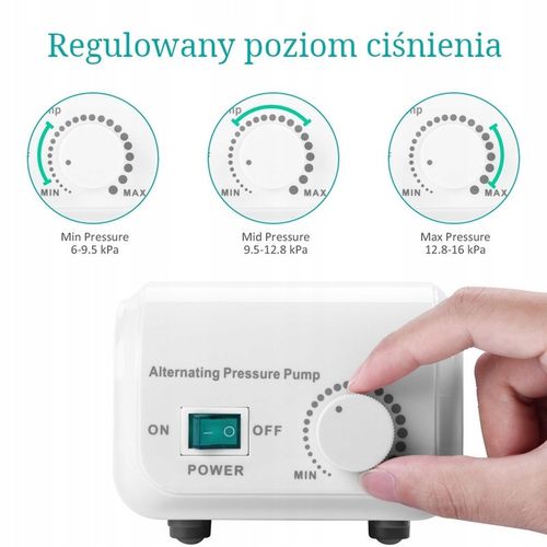 Materac Przeciwodleżynowy zmiennociśnieniowy odleżynowy POMPA odleżyny na Arena.pl