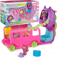 KOCI DOMEK GABI IMPREZOWY KOCI AUTOBUS PARTY BUS Z FIGURKAMI I AKCESORIAMI