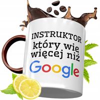 Kubek Bordowy Dla Instruktora Na Urodziny Prezent Z Nadrukiem Ze Zdjęciem