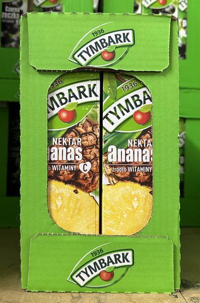 Tymbark nektar ananas 1l - karton zdjęcie 1