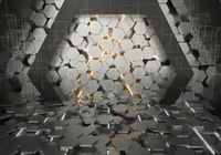 FOTOTAPETA Tunel 3D optyczna abstrakcja 300x210FLI