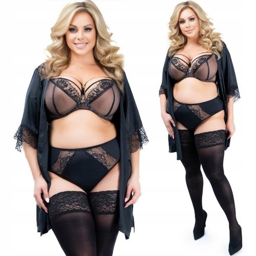 Pończochy Samonośne MIKROFIBRA 70den SIZE PLUS na Arena.pl