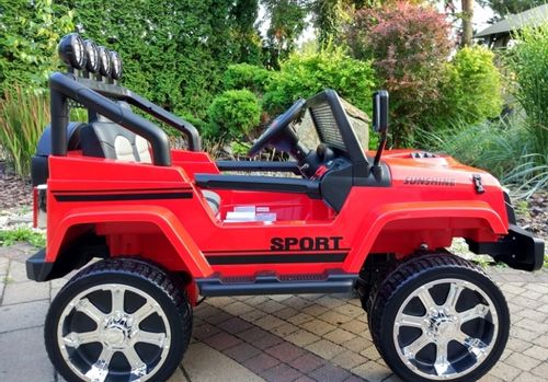 AUTO NA AKUMULATOR JEEP S2388 CZERWONY na Arena.pl
