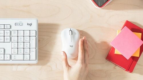 Myszka bezprzewodowa LOGITECH M240 Silent Biała na Arena.pl