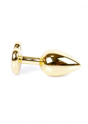 plug jewellery gold  heart plug  light blue na Arena.pl