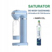 Saturator do wody gazowanej ViO SodaBoom SD-7006 blumarine + Nabój CO2