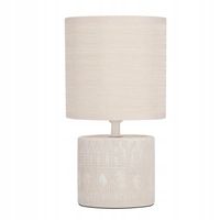 Lampa stołowa Candellux Lighting DINA beżowy 40 W
