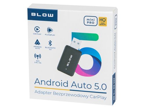ADAPTER MODUŁ CARPLAY ANDROID AUTO BEZPRZEWODOWY WIFI BLUETOOTH MINI na Arena.pl