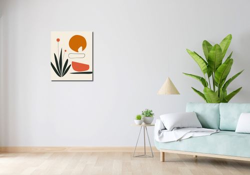 Obraz 50x60cm Abstrakcyjny Zen na Arena.pl