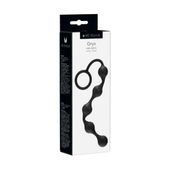 Plug/Kulki-Onyx Silicone Anal Beads