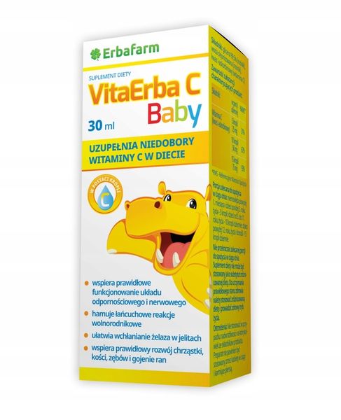 VitaErba C Baby Krople Dla Dzieci Z Witaminą C 30 ml zdjęcie 2